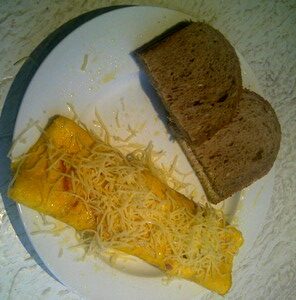 Omelet met boerenbrood