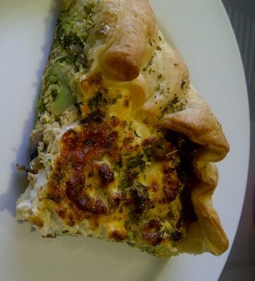 Quiche met broccoli en geitenkaas